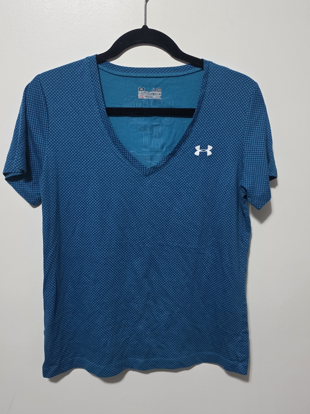Under Armour Women's Teal V-Neck Performance Shirt
